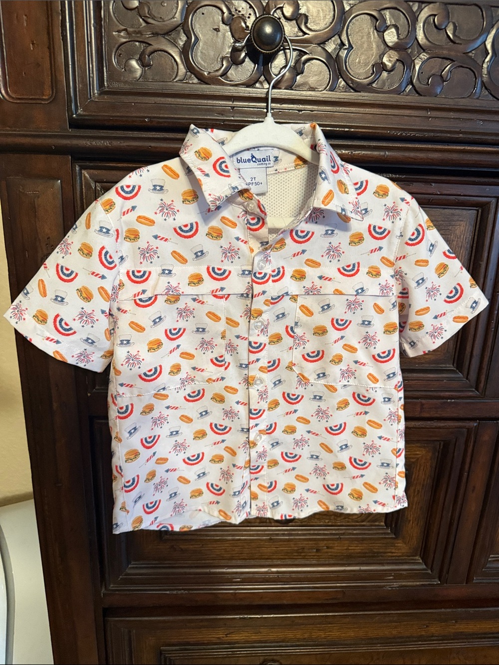 Blue Quail Independence Day Short Sleeve Shirt